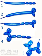 气球造型：DIY奔跑的小狗狗