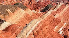 中国,岩层,山,夹心蛋糕,热,云景,世界遗产,云,沙岩,色彩鲜艳