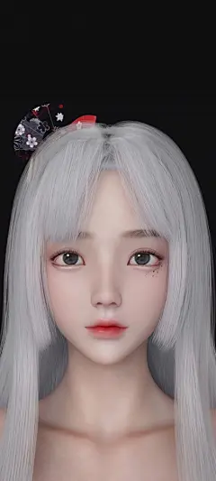 麻匪 白色长发女生 麻匪手机桌面壁纸图片