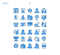 30个人力资源系列图标源文件下载30 Human resource Icons Light Blue插图(2)