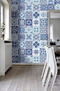 Portuguese Blue Tiles Stickers Tiles Decals by homeartstickers