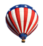 热气球PNG透明素材