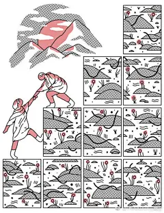 #三鹰堂功夫茶馆# 插画 Evan M. Cohen ​​​​