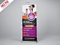 Free PSD : Professional Agency Roll Up Banner PSD Template