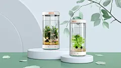 桌面智能鱼缸外观设计-产品外观设计-北京千策良品工业设计公司