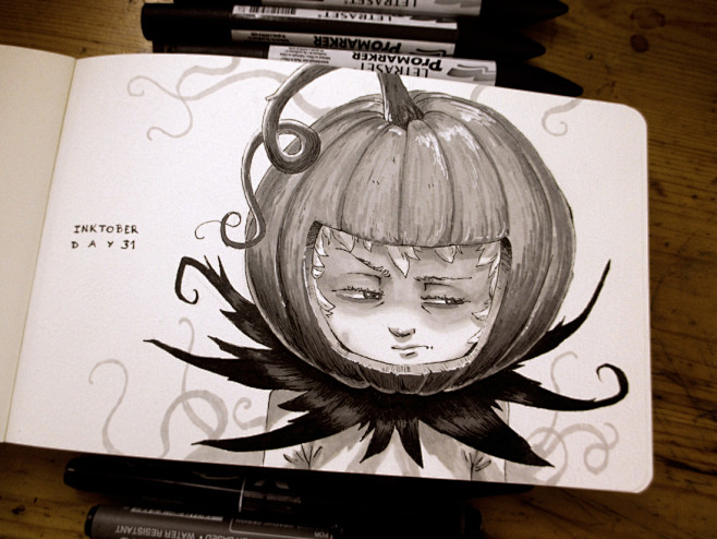 Inktober 2015 Week1,...