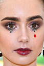 lily collins - met gala makeup