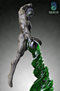 Green Lantern Kyle Rayner, Sheridan Doose : A private commission for 3D print.