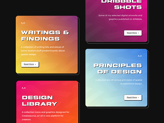 UI card components b...