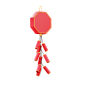 Firecrackers 3D Illustration