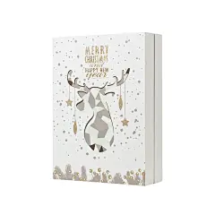christmas圣诞节Ins风倒计时advent日历calendar书本装饰品糖果盒 