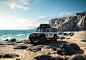 jeep car automotive   adventure Outdoor Nature 3D photoshop Advertising  Digital Art 
