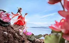 性感美女cosplay大乔图片桌面壁纸