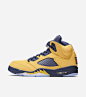 Air Jordan V 'Amarillo/College Navy' 