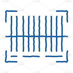 条码邮政运输公司涂鸦图标手绘插图