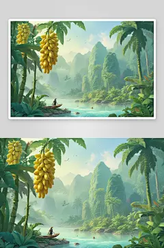 小河畔的丛林探险发现自然的神奇-众图网