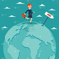 商界女性在世界各地奔波