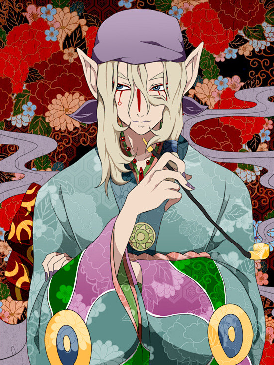 #怪化猫#药郎VS狐面敦盛  怪化猫的画...