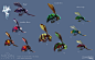 Enemies - insects, Mikhail Rakhmatullin : Some insectoid enemies I did for Ori and the Will of the Wisps