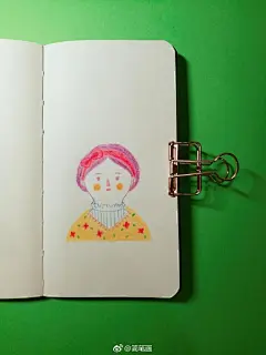 可爱的简笔画小人儿~临摹chunsoo(投稿：@Echo我记性不好 ) ​​​​