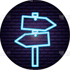 木制,砖墙,霓虹灯,交通标志,砖,厚木板,乡村风格,布告栏,指导,复古