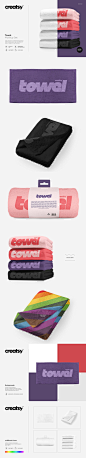 高端品牌浴巾展示样机 Towel Mockup Set – 设计小咖
