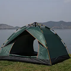 寻路客厂家直销双人自动帐篷速开遮阳假双层帐篷 沙滩露营批发