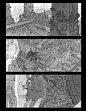 {线稿系列}黑白场景（以场景为主构图）