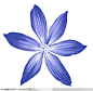 手绘水彩花朵花纹-美丽的蓝色花朵图片素材下载，现在加入素材公社即可参与传素材送现金活动
