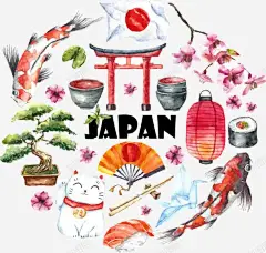 日本插画 免抠png 设计图片 免费下载 页面网页 平面电商 创意素材