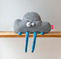 after effects animation  cartoon Character cloud handmade marlitoys plush toy toydesign
