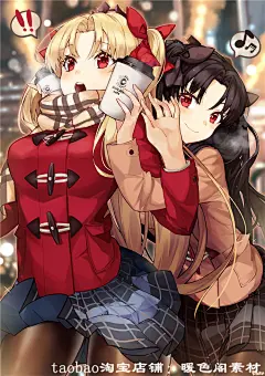 FGO/Fate伊斯塔凛艾蕾弓凛枪凛同人图集原画插画壁纸美术图片素材-淘宝网