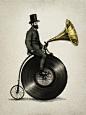 Music Man Stretched Canvas by Eric Fan | Society6