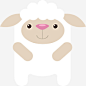 绵羊羊白羊高清素材 方形动物设计矢量绵羊动物矢量图可爱 免抠png 设计图片 免费下载