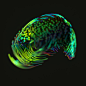 Colourflow : Traced goniochromism murmuration