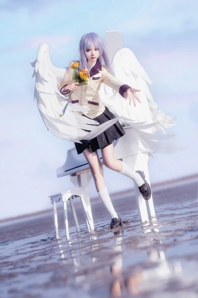 angel beats|立华奏cos-花瓣网