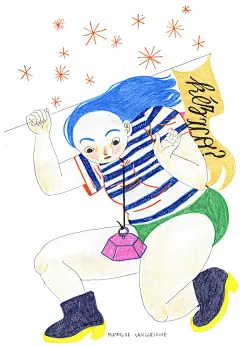 Mathilde Vangheluwe 青春与女生 手绘漫画欣赏 青春 艺术 油画 手绘 女生 可爱 卡通 