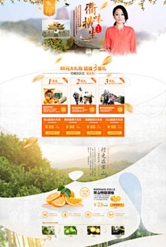 哩不栗采集到H5页面-食品