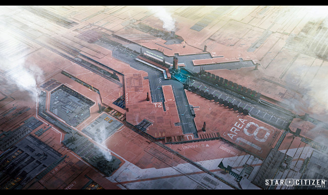 spaceport exterior