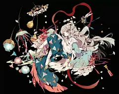 【日本插画师しきみ(Keeggy)一组黑童话插画】しきみ生于1989年5月26日，早在中学时期就已才华横溢。他创作出来的插画充满对生活的期盼，同时还加入了浓浓的日本漫画风格以及日本风情，其意境很容易明了却又十分耐人寻味。插画设计童话诡异漫画风格黑暗日本风     
（keeggy.com） ​​​​