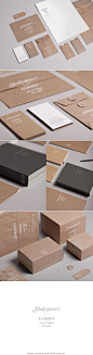 大自然标识企业品牌视觉图形识别牛皮纸设计名片标签包装盒黑白打印莎士比亚的园林艺术