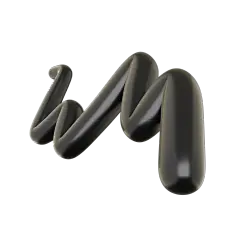 抽象几何三维涂鸦线条立体PNG