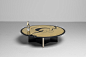 Marc D'haenens sculptural coffee table Belgium 1970 at 1stDibs
