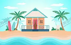 海滩度假村 【酷图网】海滩度假村,海滩,矢量海滩,卡通海滩,手绘海滩,海滩插画,沙滩,矢量沙滩,卡通沙滩,手绘沙滩,沙滩插画,海水,水面,水花,浪花,冲浪板,椰树,矢量椰树,卡通椰树,手绘椰树,椰树插画,矢量冲浪板,卡通冲浪板,手绘冲浪板,沙滩房屋,沙滩房子,度假元素,度假素材,夏日元素,夏日素材,夏天元素,夏天素材