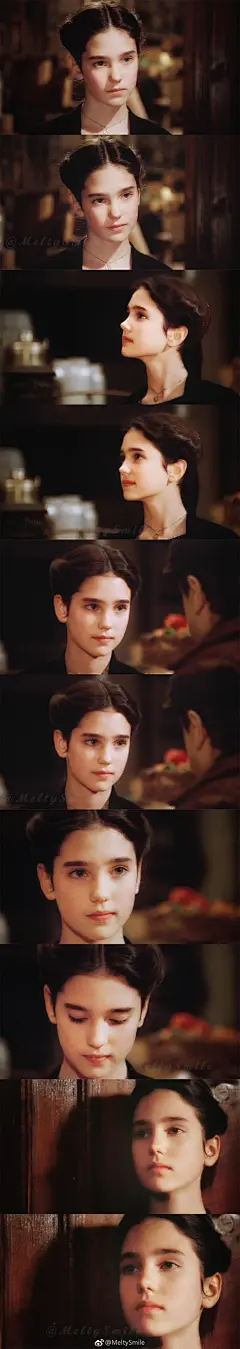 詹妮弗·康纳利 Jennifer Connelly✧ ˖ﾟ
20c80s美国四大清纯玉女之一，美国往事里惊为天人，记得曾有人说她是“圣女的脸庞”