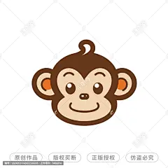 原创矢量小猴子logo