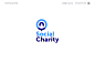 SOCIAL CHARITY Logo & Identity : Social Charity sells a Software-as-a-Service Platform Services for Charity Organizations, that need to maximize their donations by using a website solution, where Social Charity offers a customized charity platform for