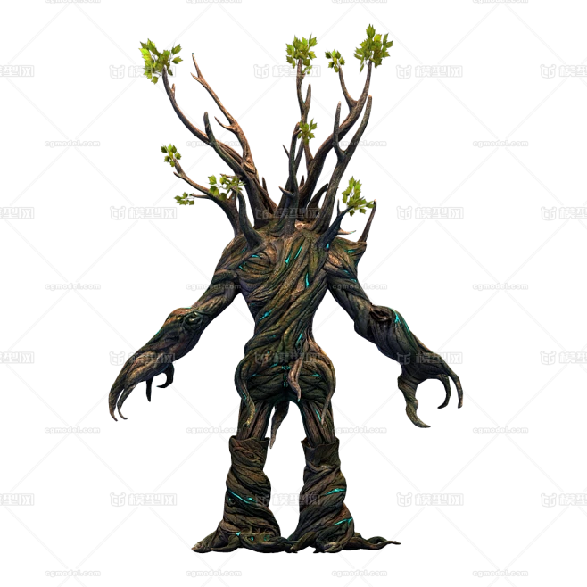 树人，树精，树妖，树怪，藤精，传奇怪物，魔幻怪物，植物怪，次时代树人，藤怪，次时代树人，ue4树精-异形怪物-人物-cg1342600134 ...