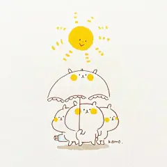 愿你在七月，听到久违的好消息。

插画师：kamo(小鸭） ​​​​