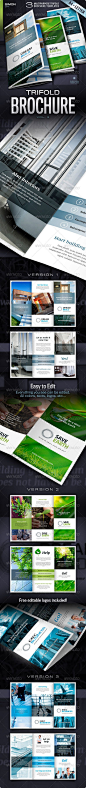 Trifold Brochure Vol. 2 - GraphicRiver Item for Sale@北坤人素材